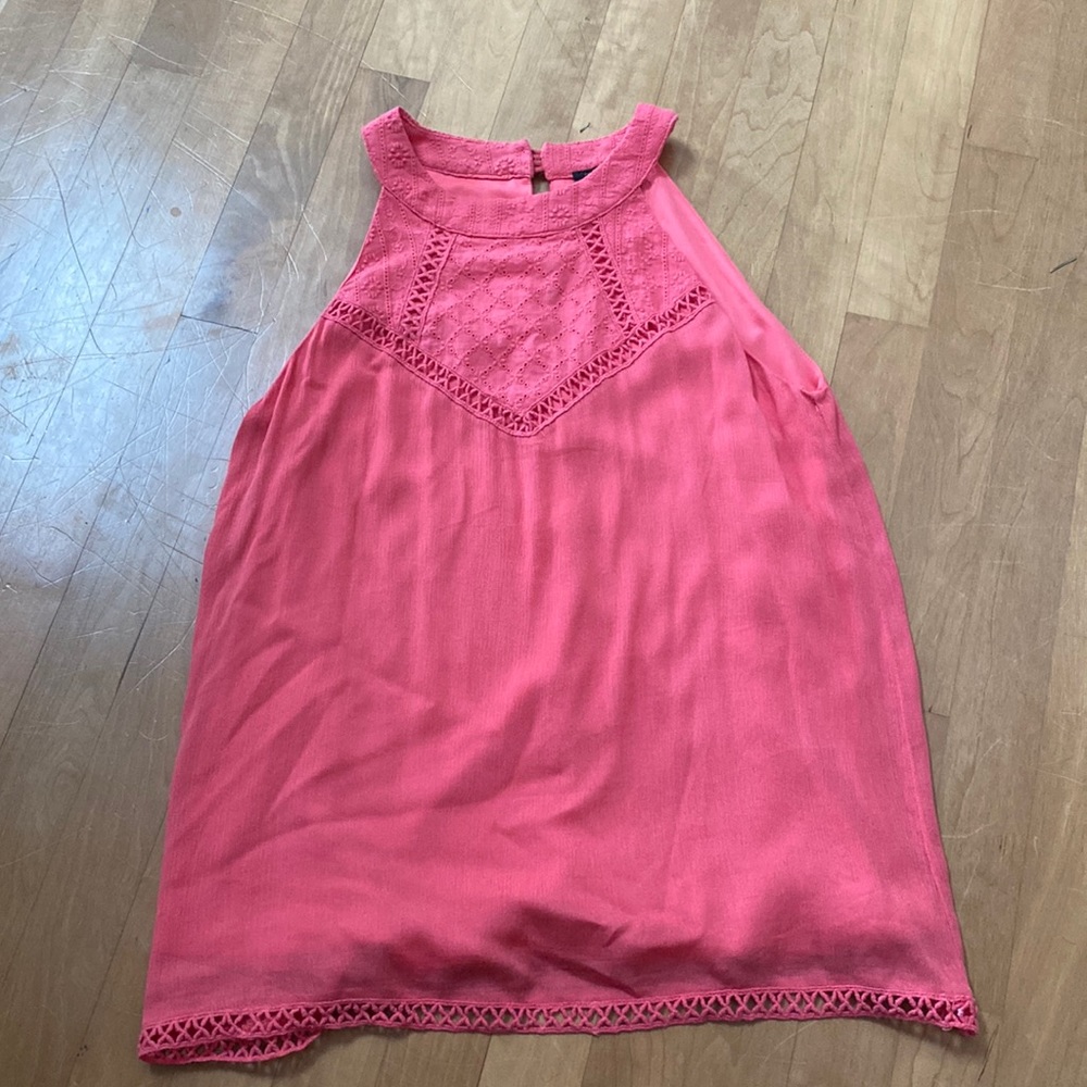 High neck tank top